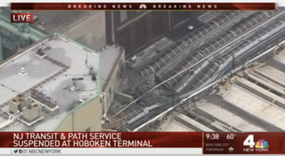 Illustration for article titled Train Smashes Through Station In New Jersey, One Dead, At Least 100 Reported Injured